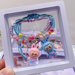 Labubu Charm Bracelet Set In Gift Box Assorted